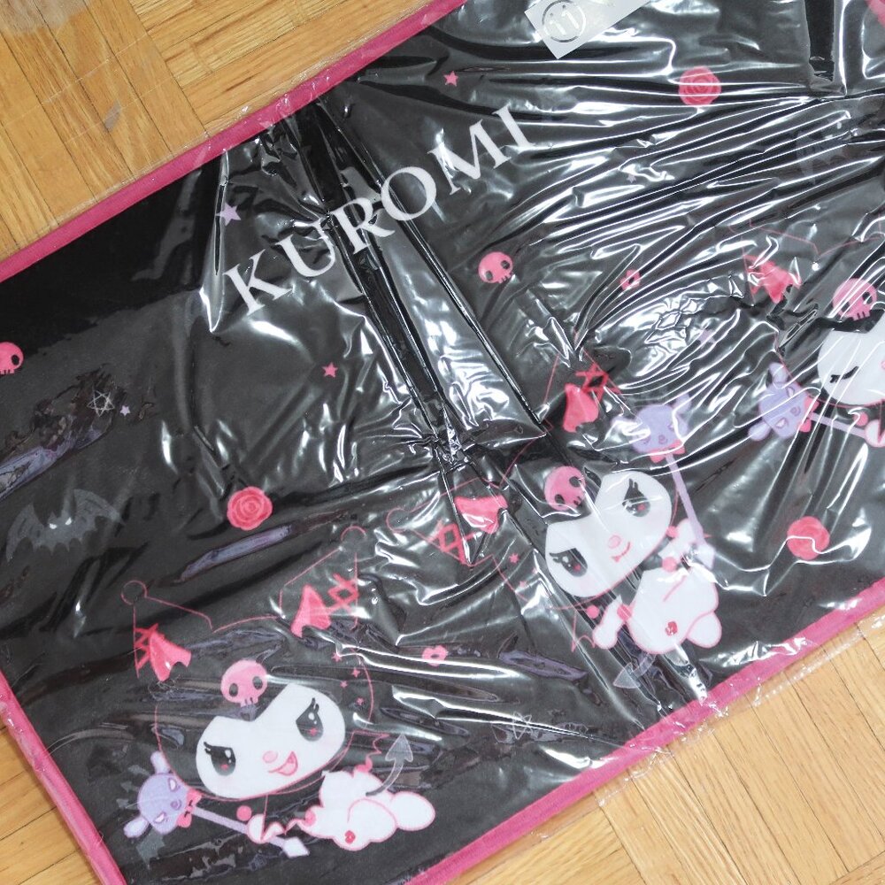 Kuromi Japanese Bath Mat from Sanrio Puroland Tama, Tokyo, Japan